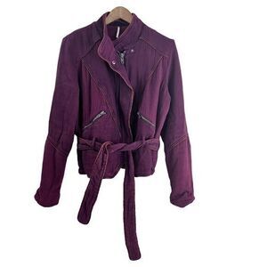 Free People Maroon Jacket 